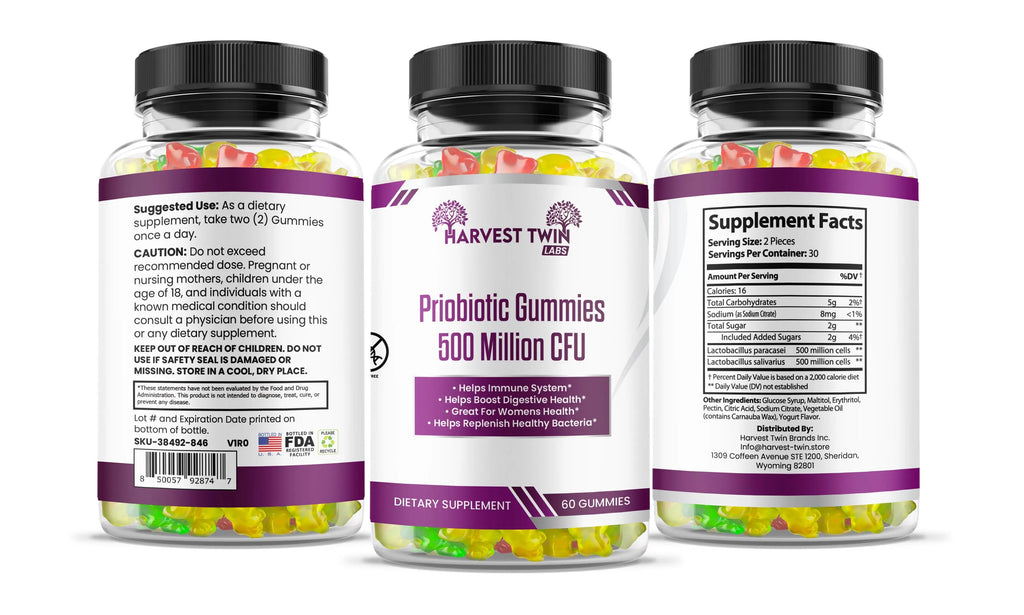 Probiotic Gummies – Digestive & Gut Health Support