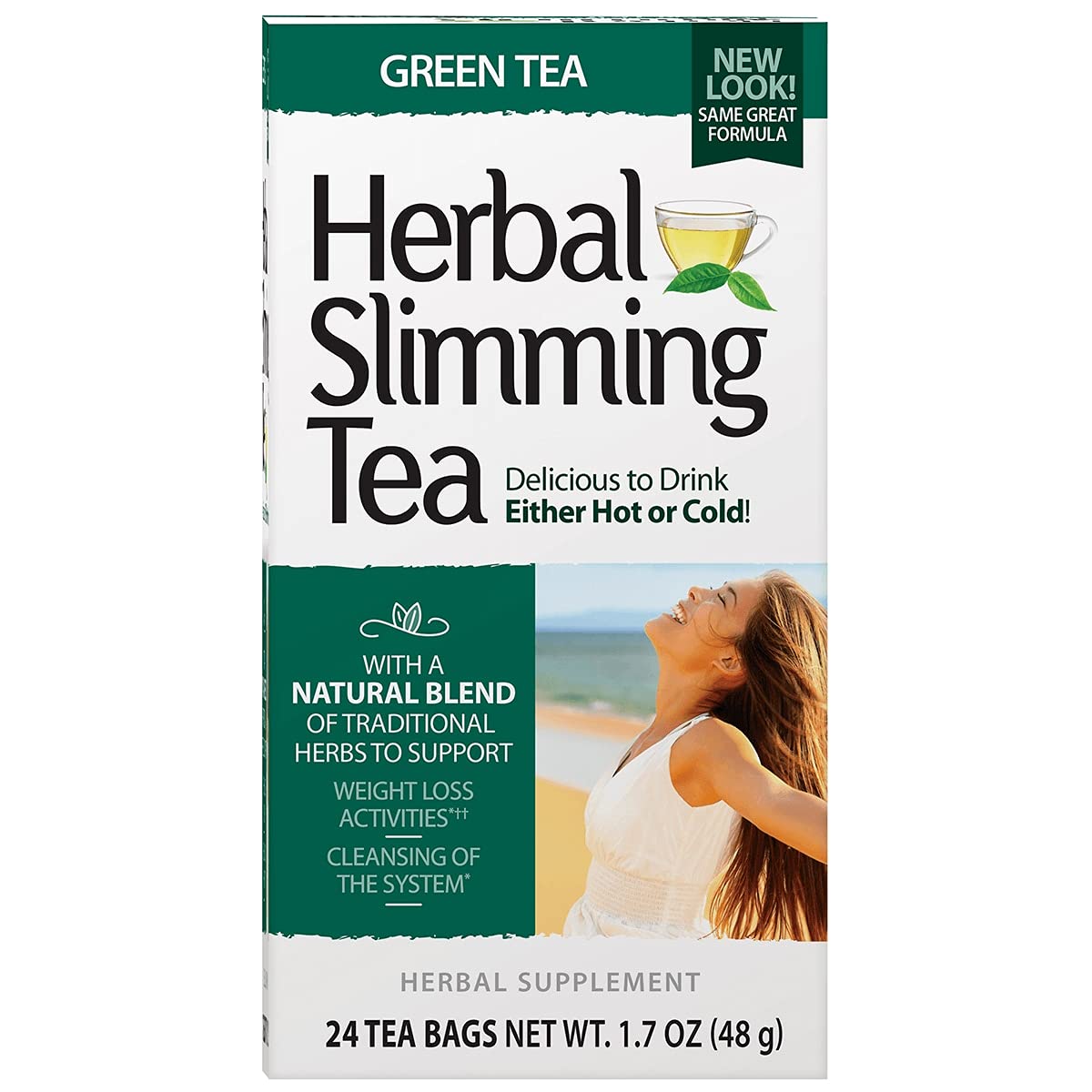21st Century Slimming Tea Green Tea, 24 Bags