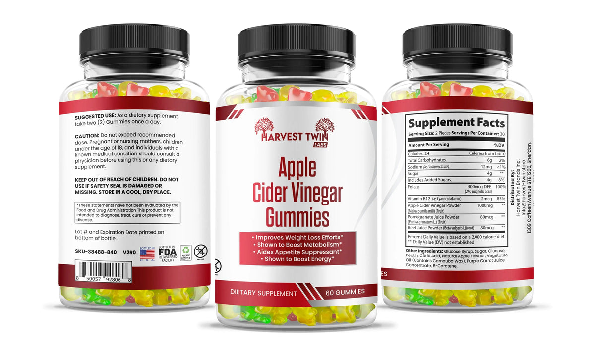 Apple Cider Vinegar Gummies – Weight Loss Support & Metabolism Boost