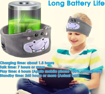 Bluetooth Sleep Mask Headband – Animal Design