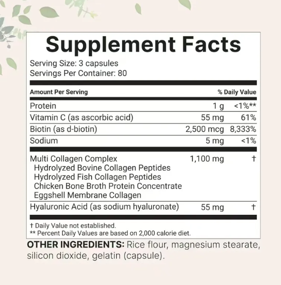 Collagen Boost Capsules — Skin, Hair & Nails Support