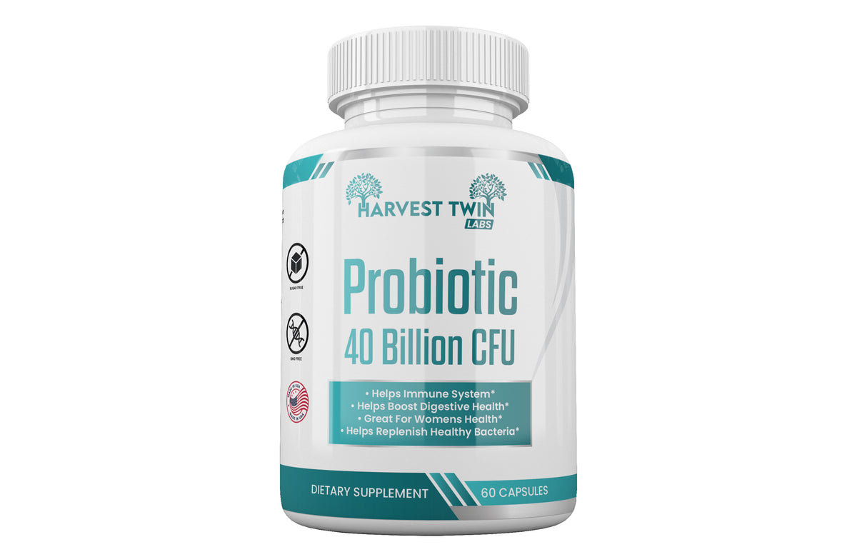 Probiotic 40 Billion CFU – Digestive Health Support Capsules