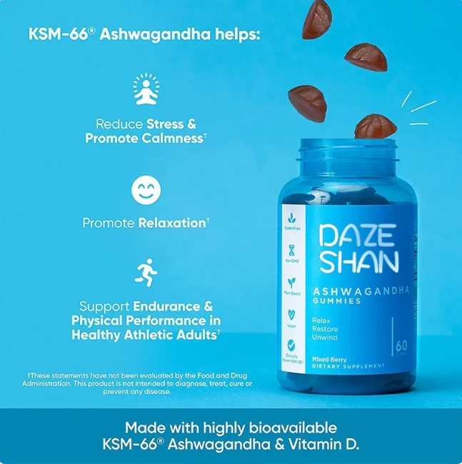 Calm Boost Ashwagandha Gummies – Stress Relief & Mood Balance Support