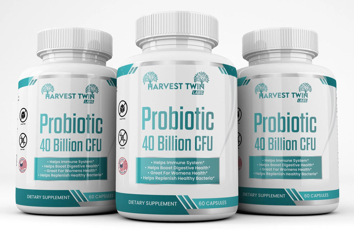 Probiotic 40 Billion CFU – Digestive Health Support Capsules